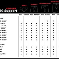 Mens Underwear Size Chart