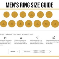 Mens Wedding Band Ring Size Chart