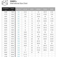 Mens Wedding Band Size Chart