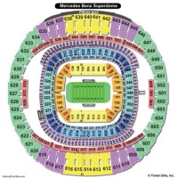 Mercedes Benz Superdome Stadium Seating Chart