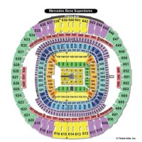 Mercedes Superdome Seating Chart Wrestlemania