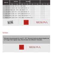 Merona Dress Shirt Size Chart