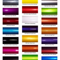 Metallic Car Paint Color Chart