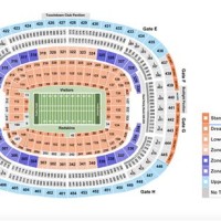 Metlife Stadium Concert Seating Chart With Seat Numbers