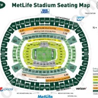 Metlife Stadium Seating Chart With Seat Numbers