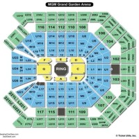 Mgm Grand Las Vegas Boxing Seating Chart