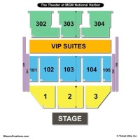 Mgm National Harbor Seating Chart With Seat Numbers