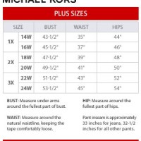 Michael Kors Plus Size Chart