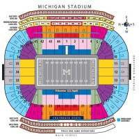 Michigan Football Stadium Seating Chart Row Numbers