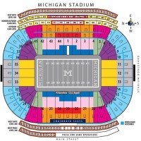 Michigan Stadium Seating Chart Row Numbers