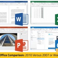 Microsoft Office 2007 Vs 2010 Parison Chart