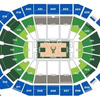 Milwaukee Bucks Detailed Seating Chart