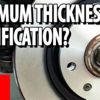 Minimum Rotor Thickness Chart Nissan Altima