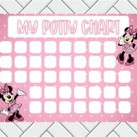 Minnie Mouse Potty Reward Chart