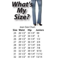 Miss Me Jeans Junior Size Chart