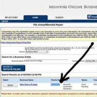 Missouri Charter Number Search