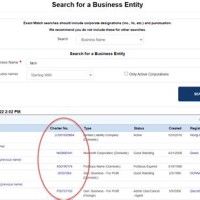 Missouri Secretary Of State Charter Number Lookup