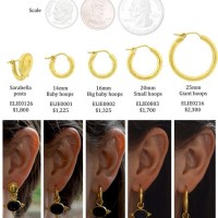 Mm Size Chart For Earrings