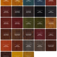 Mohawk Wood Stain Color Chart