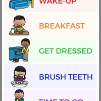 Morning Routine Chart For 7 Year Old