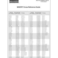 Mosfet Cross Reference Chart