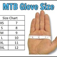 Mountain Bike Gloves Size Chart