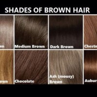 Mousy Brown Hair Colour Chart