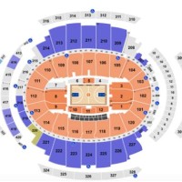 Msg Basketball Seating Chart With Seat Numbers