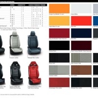 Mustang My Color Chart