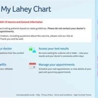 My Lahey Chart Activation Code