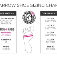 Narrow Shoe Size Chart