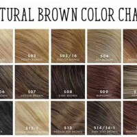 Natural Brown Hair Color Chart