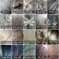 Natural Gray Hair Color Chart