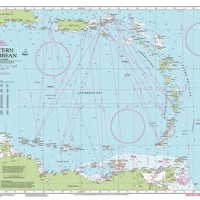 Nautical Chart Caribbean Islands