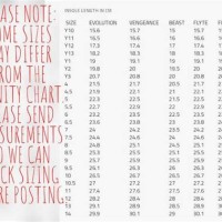 Nfinity Cheer Shoe Size Chart