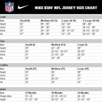 Nfl Youth Jersey Size Chart