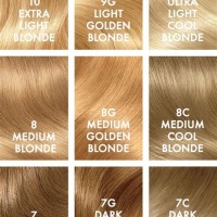 Nice And Easy Semi Permanent Hair Dye Colour Chart