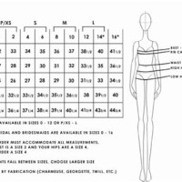 Nicole Miller Dress Size Chart