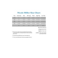 Nicole Miller Wedding Dress Size Chart