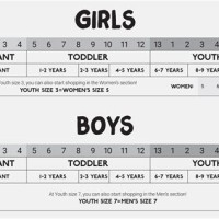 Nike Baby Shoes Size Chart