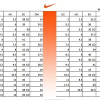 Nike Boots Size Chart