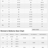 Nike Clothes Size Chart Women S