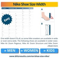 Nike Foot Width Size Chart