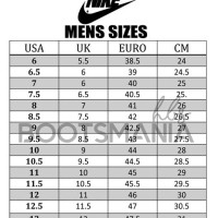 Nike Football Boots Size Chart Cm