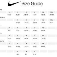 Nike Jacket Size Chart Uk