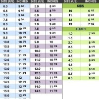 Nike Mens Soccer Cleats Size Chart