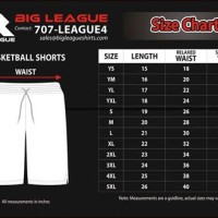 Nike Nba Shorts Size Chart