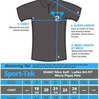 Nike Polo T Shirt Size Chart