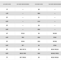 Nike Shoe Size Chart Au