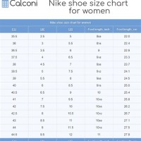 Nike Shoe Size Chart Singapore